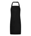 BR503 Brand Lab Kids Basic Adjustable Bib Apron Black colour image